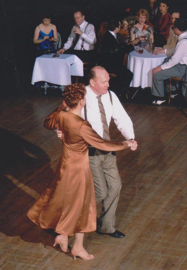 Esther and partner enjoy dancing quickstep, in follow soul's normal desires