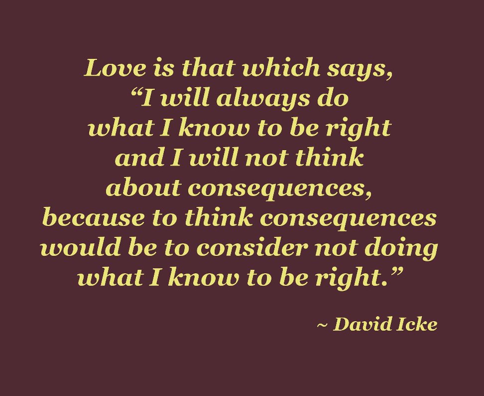 Love without thinking of Consequences